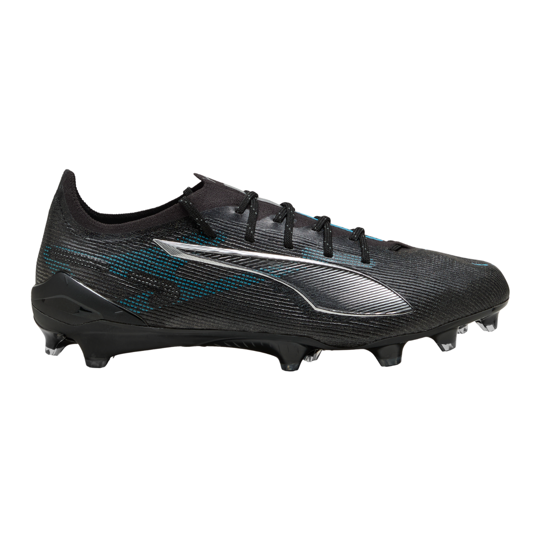 Ultra 5 Ultimate FG - Black/Silver/Bright Aqua by Puma at NUMBER 10 - Buy Now!