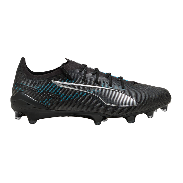 Ultra 5 Ultimate FG - Black/Silver/Bright Aqua by Puma at NUMBER 10 - Buy Now!