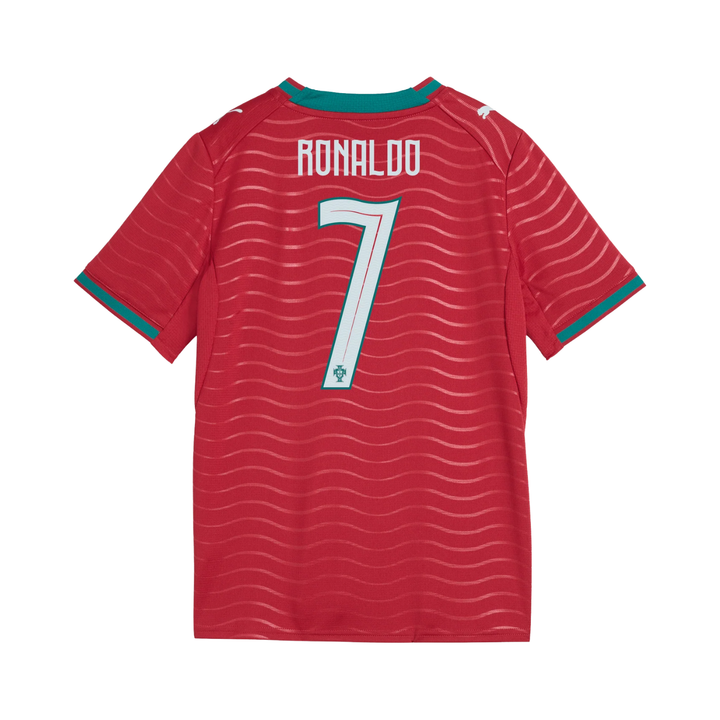 Portugal Stadium Home Jersey 26 - Ronaldo 7 by Puma at NUMBER 10 - Buy Now!
