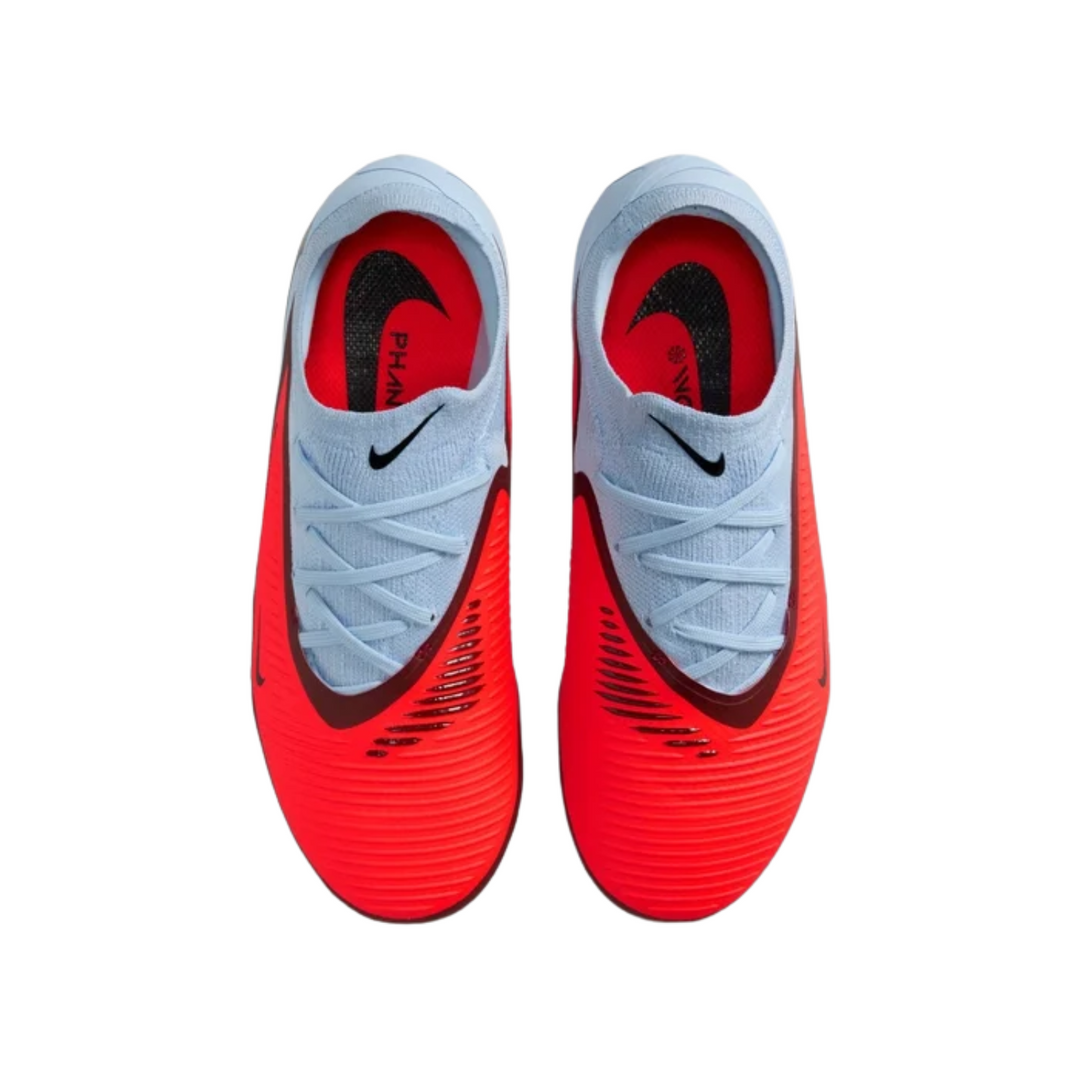 Jr Phantom 6 Low Pro FG/MG - Royal Tint/Black/Bright Crimson by Nike at NUMBER 10 - Buy Now!
