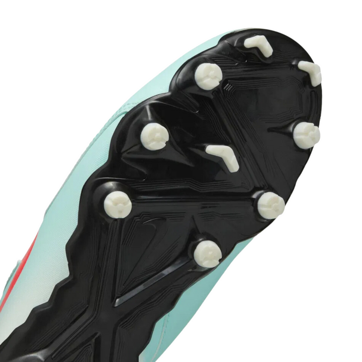 Jr Phantom GX II Academy FG/MG - Mint/Atomic Red/Off Noir by Nike at NUMBER 10 - Buy Now!