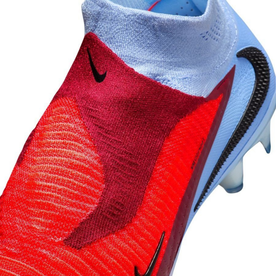 Phantom 6 High Elite FG - Royal Tint/Bright Crimson by Nike at NUMBER 10 - Buy Now!