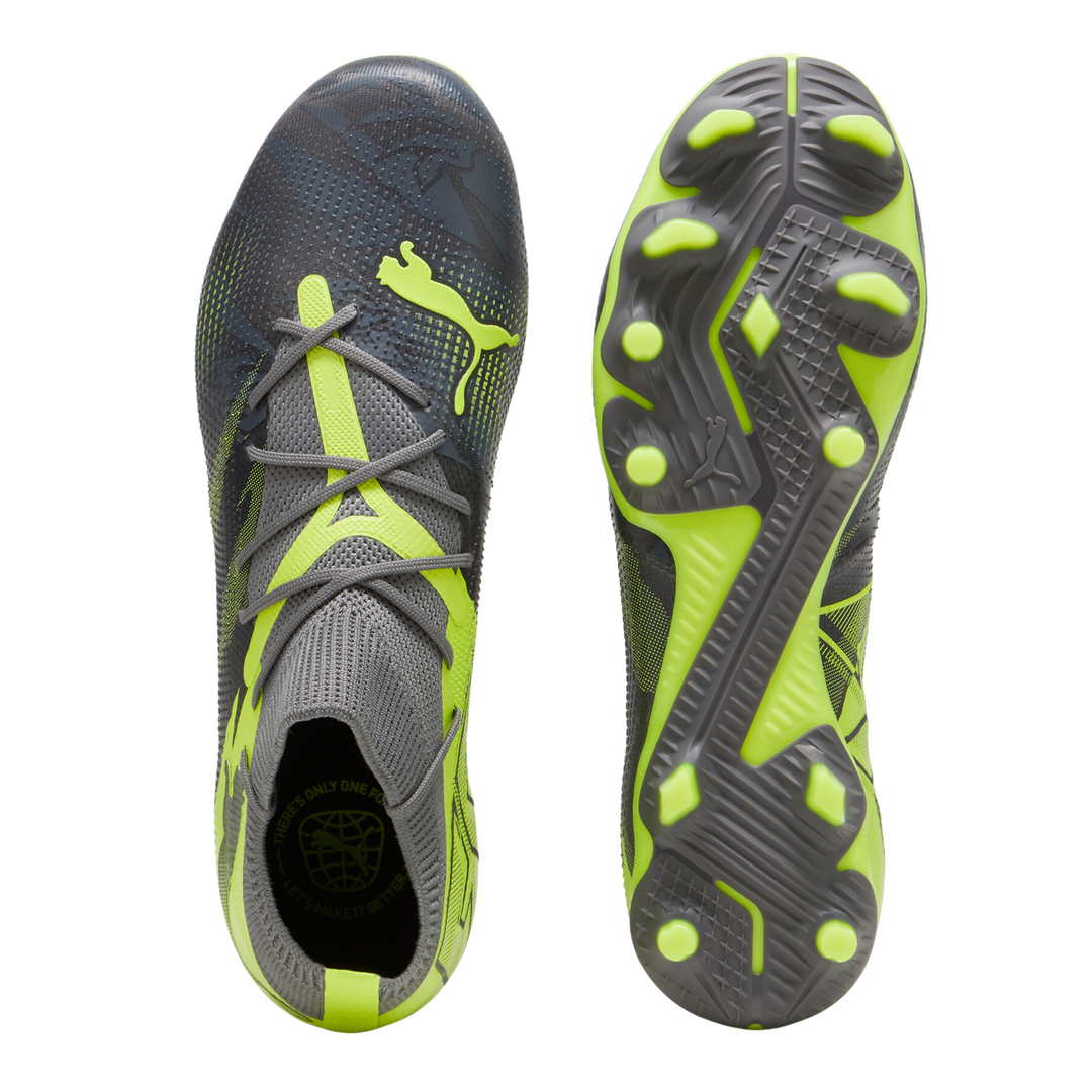 Future 7 Match Rush FG/AG - Strong Gray/Cool Dark Gray/Electric Lime - Puma - NUMBER 10