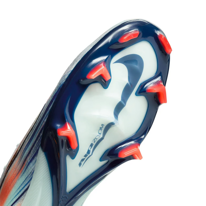 Zoom Vapor 16 Elite MDS FG - Barely Green/Metallic Gold Coin/Crimson Pulse by Nike at NUMBER 10 - Buy Now!