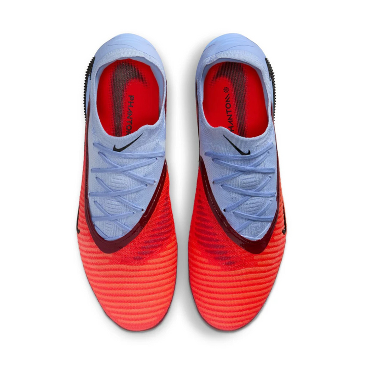 Phantom 6 Low Elite FG - Royal Tint/Bright Crimson by Nike at NUMBER 10 - Buy Now!
