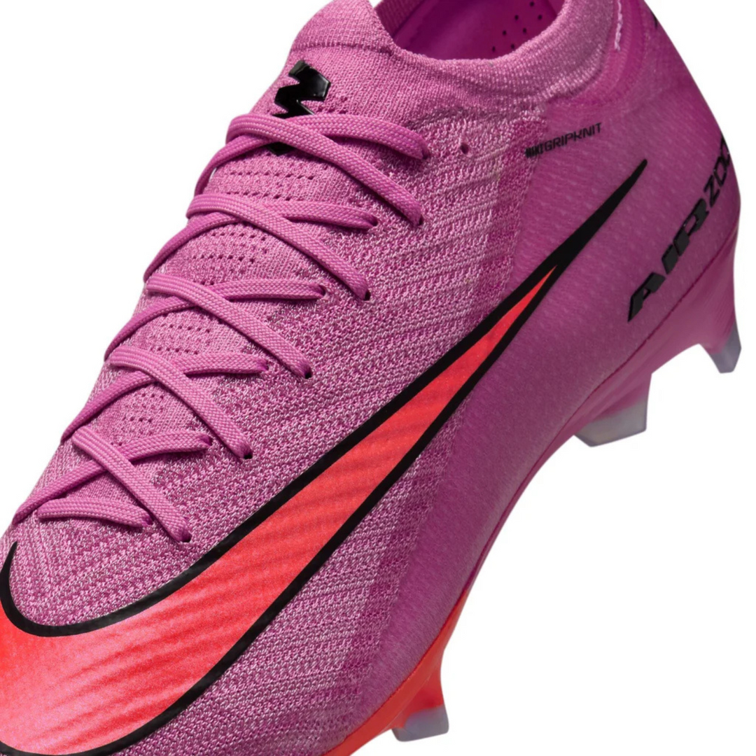 Jr Zoom Vapor 16 Pro FG - Magic Flamingo/Total Crimson/Black by Nike at NUMBER 10 - Buy Now!