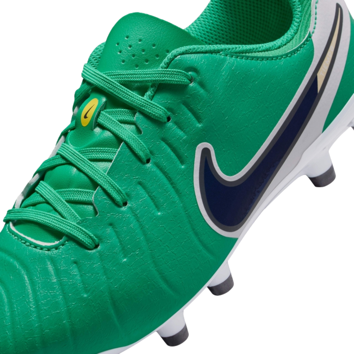 Jr Legend 10 Academy FG/MG LV8 - Stadium Green/Dark Obsidian by Nike at NUMBER 10 - Buy Now!