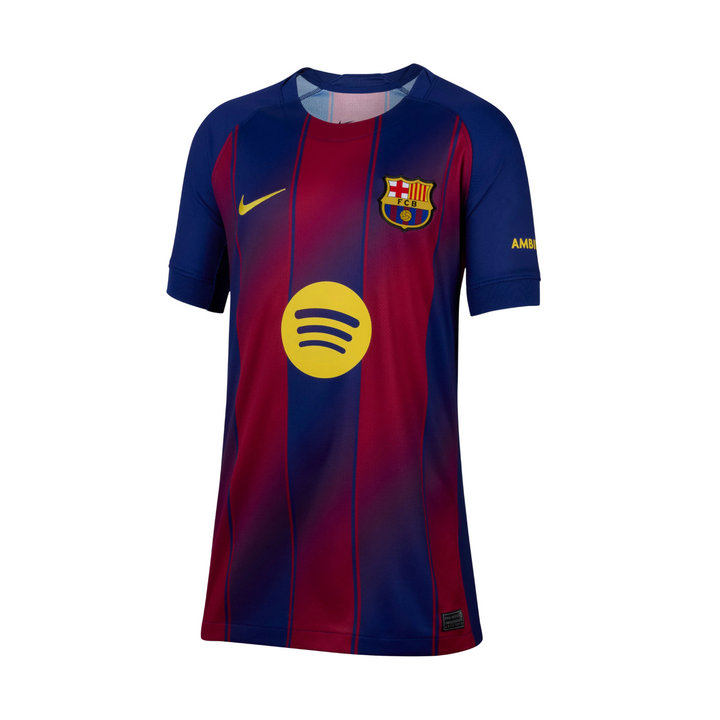 FC Barcelona Youth Home Shirt 25/26 by Nike at NUMBER 10 - Buy Now!