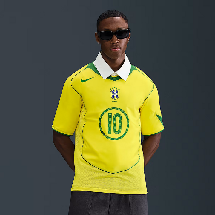 Ronaldinho Brazil 2004 Reissued Home Shirt