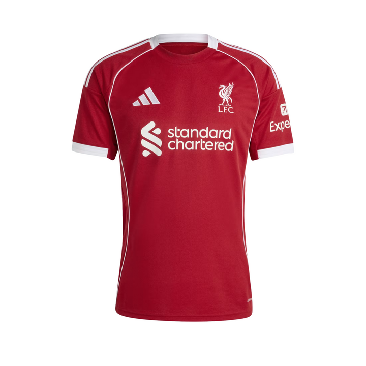 Liverpool Home Shirt 25/26 by adidas at NUMBER 10 - Buy Now!