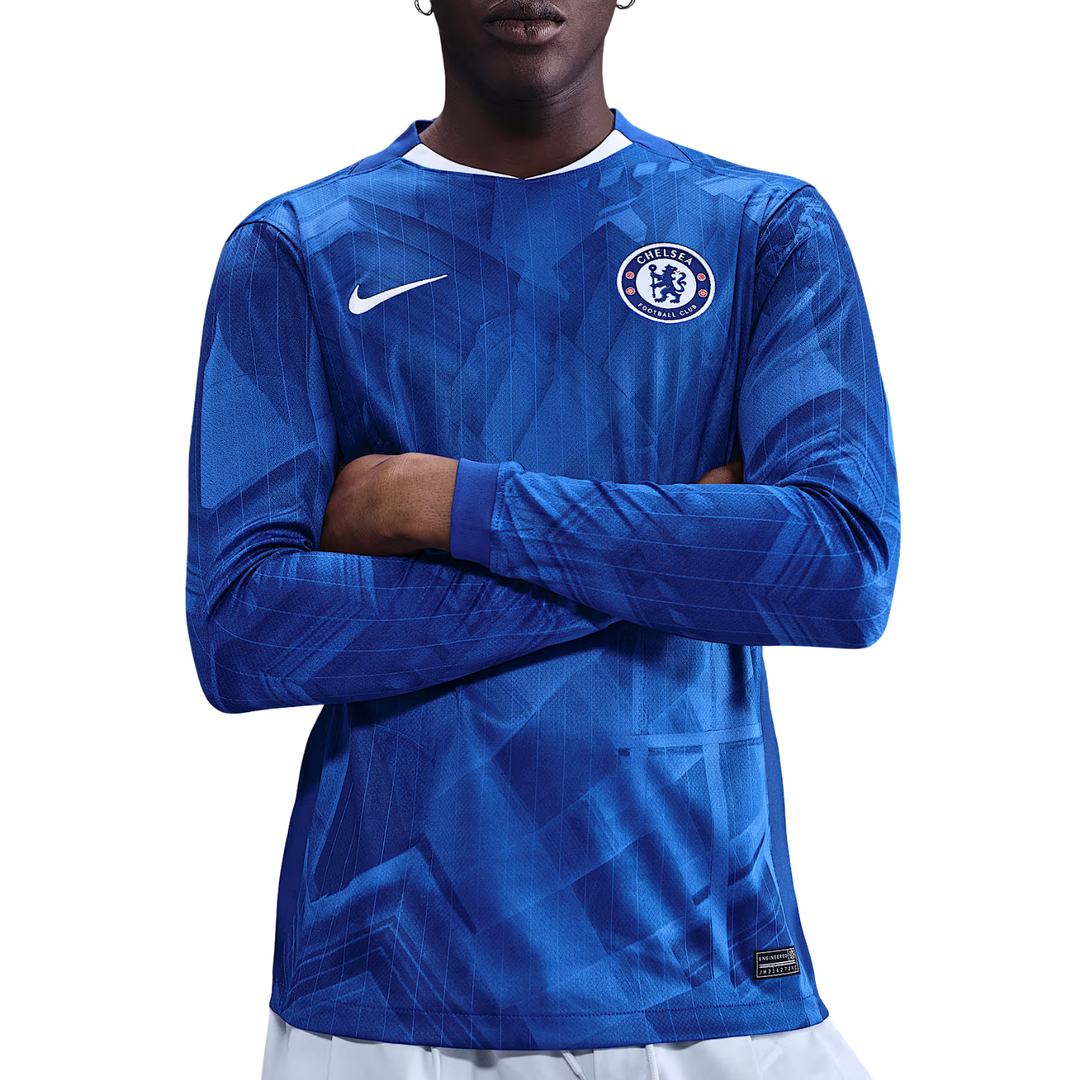 Chelsea L/S Stadium Home Shirt 25/26 by Nike at NUMBER 10 - Buy Now!