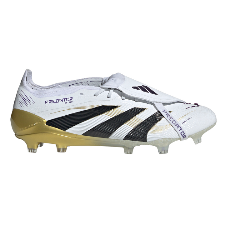 Predator Elite FT FG - Footwear White/Core Black/Gold Metallic