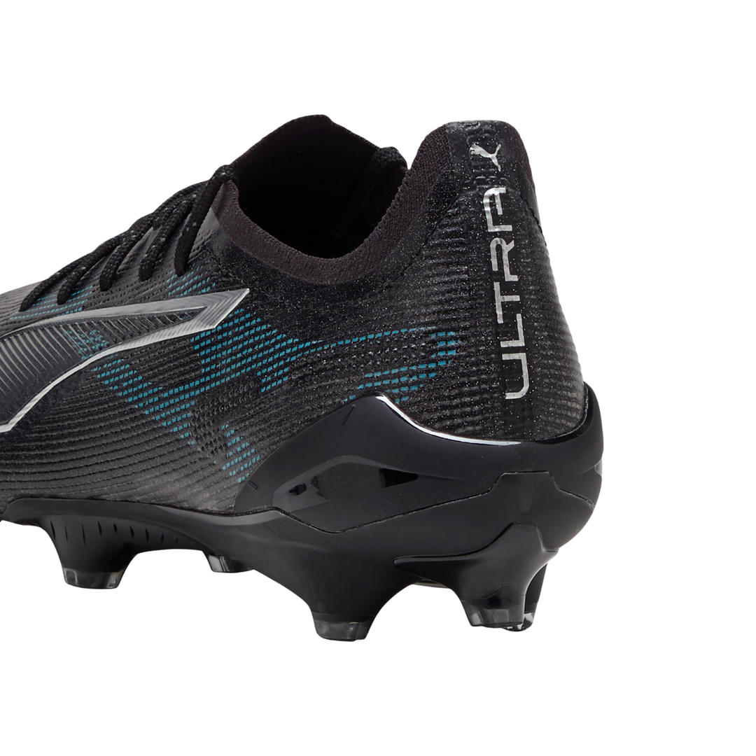 Ultra 5 Ultimate FG - Black/Silver/Bright Aqua by Puma at NUMBER 10 - Buy Now!