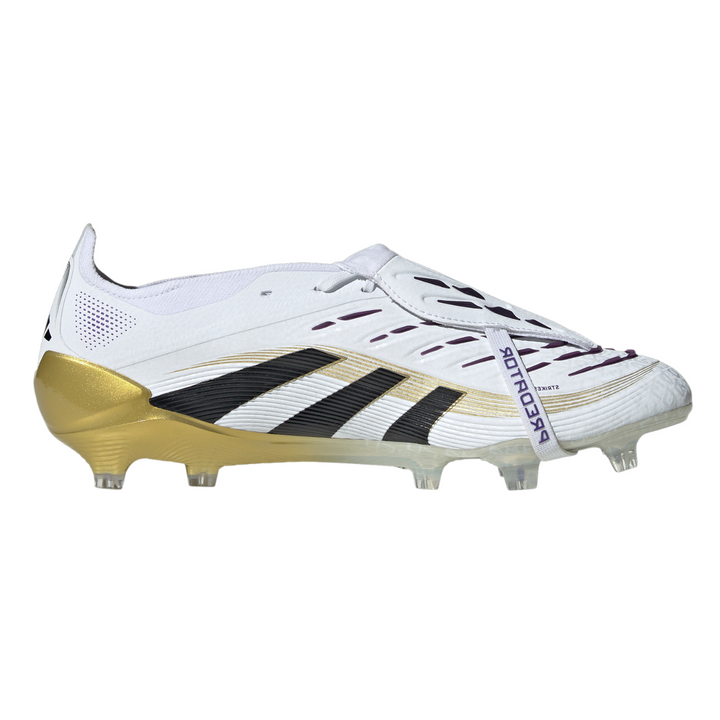 Predator Elite FT FG - Footwear White/Core Black/Gold Metallic