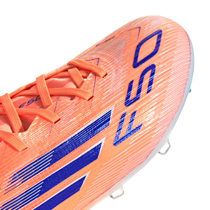 Kids F50 Elite FG - Beam Orange/Lucid Blue/Cloud White