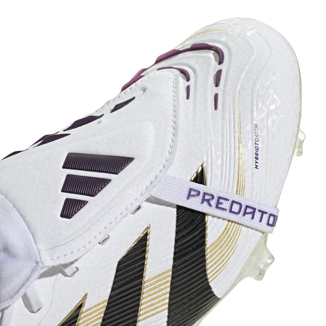 Predator Elite FT FG - Footwear White/Core Black/Gold Metallic