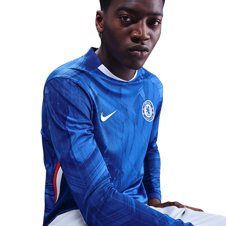 Chelsea L/S Stadium Home Shirt 25/26 by Nike at NUMBER 10 - Buy Now!