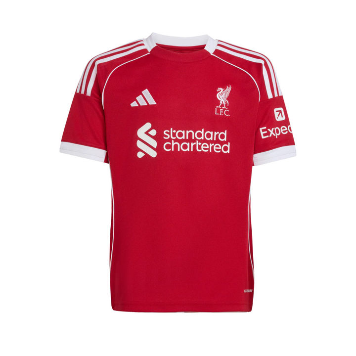 Liverpool Youth Home Shirt 25/26 by adidas at NUMBER 10 - Buy Now!