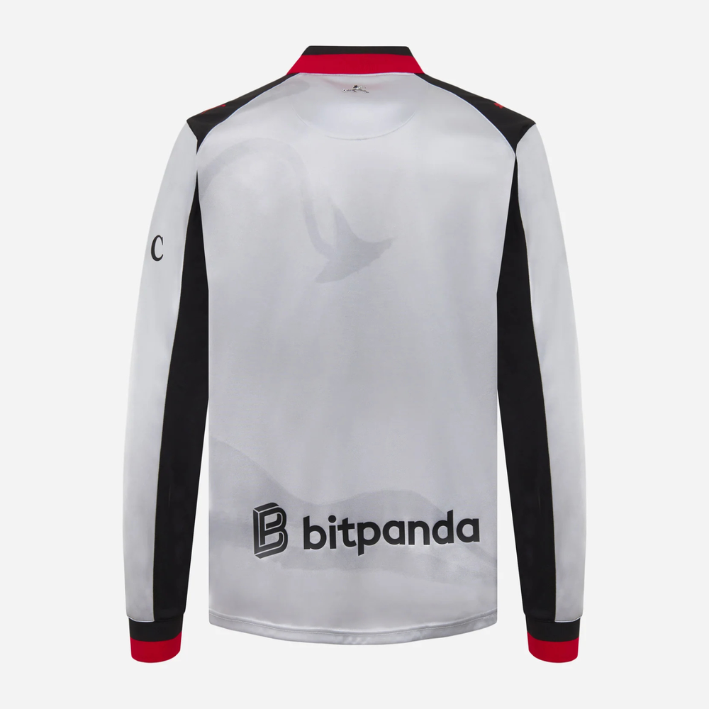 AC Milan x Slam Jam Silver L/S Shirt 25/26 by Puma at NUMBER 10 - Buy Now!