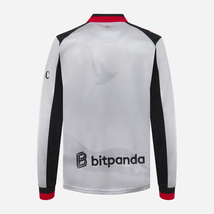 AC Milan x Slam Jam Silver L/S Shirt 25/26 by Puma at NUMBER 10 - Buy Now!