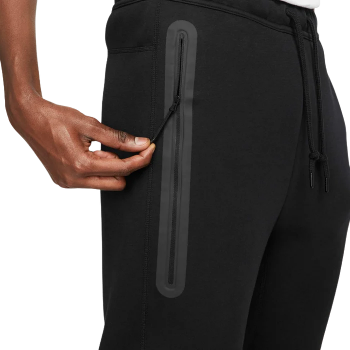 Tech Fleece Jogger - Black/Black by Nike at NUMBER 10 - Buy Now!