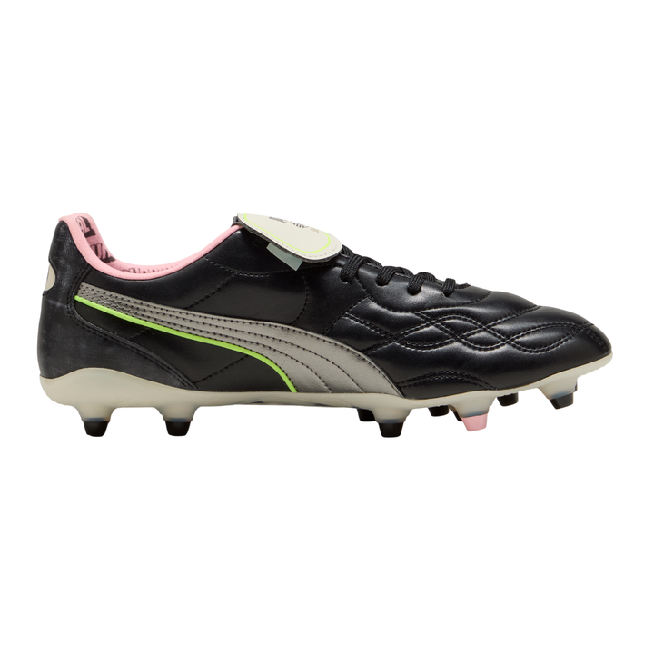 King Top X Mundial FG/AG - Black/White/Poison Pink by Puma at NUMBER 10 - Buy Now!