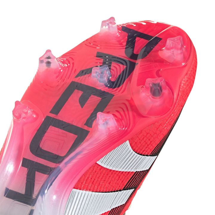 Kids Predator Elite FG - Lucid Red/White/Core Black by adidas at NUMBER 10 - Buy Now!