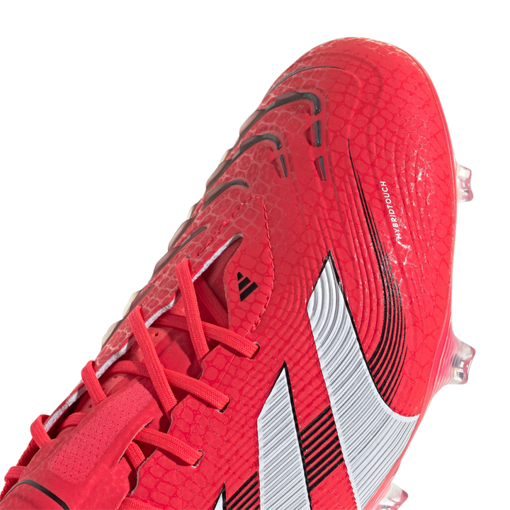 Kids Predator Elite FG - Lucid Red/White/Core Black by adidas at NUMBER 10 - Buy Now!