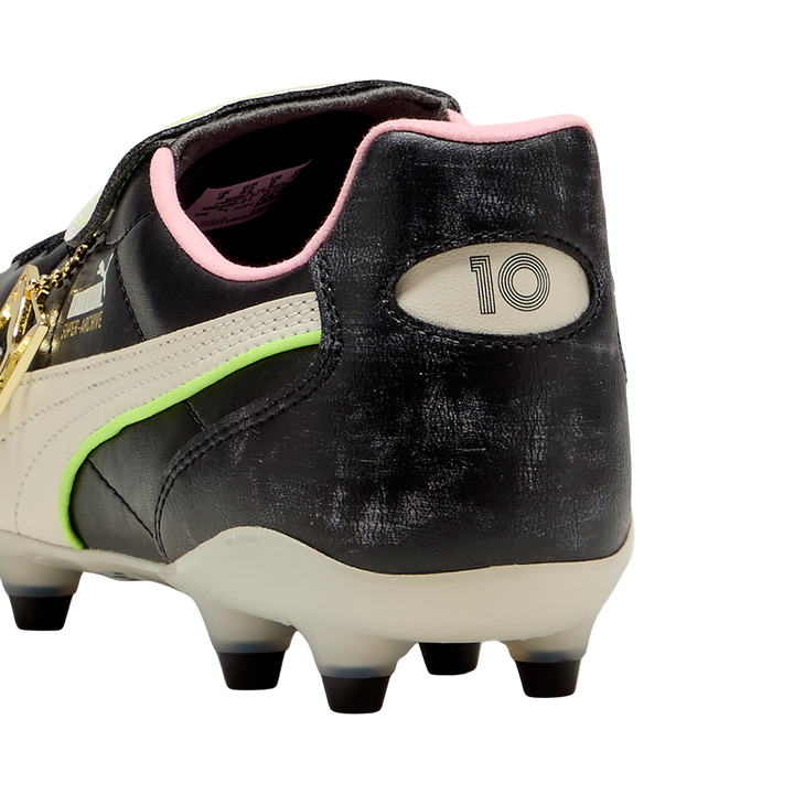 King Top X Mundial FG/AG - Black/White/Poison Pink by Puma at NUMBER 10 - Buy Now!