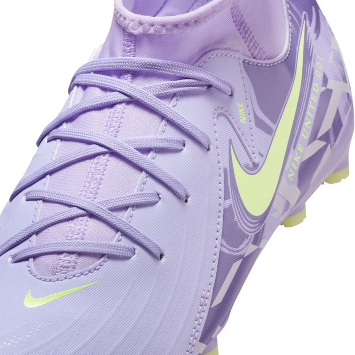 Jr Phantom Luna II Academy FG - Purple Agate/Barely Volt by Nike at NUMBER 10 - Buy Now!