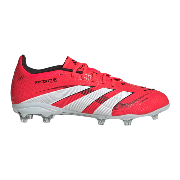 Kids Predator Elite FG - Lucid Red/White/Core Black by adidas at NUMBER 10 - Buy Now!