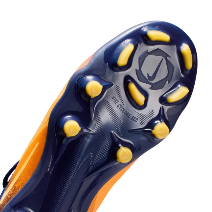 Jr Phantom 6 Low Pro FG 'Erling Haaland' - Laser Orange/Blue Void/Lemon Venom by Nike at NUMBER 10 - Buy Now!
