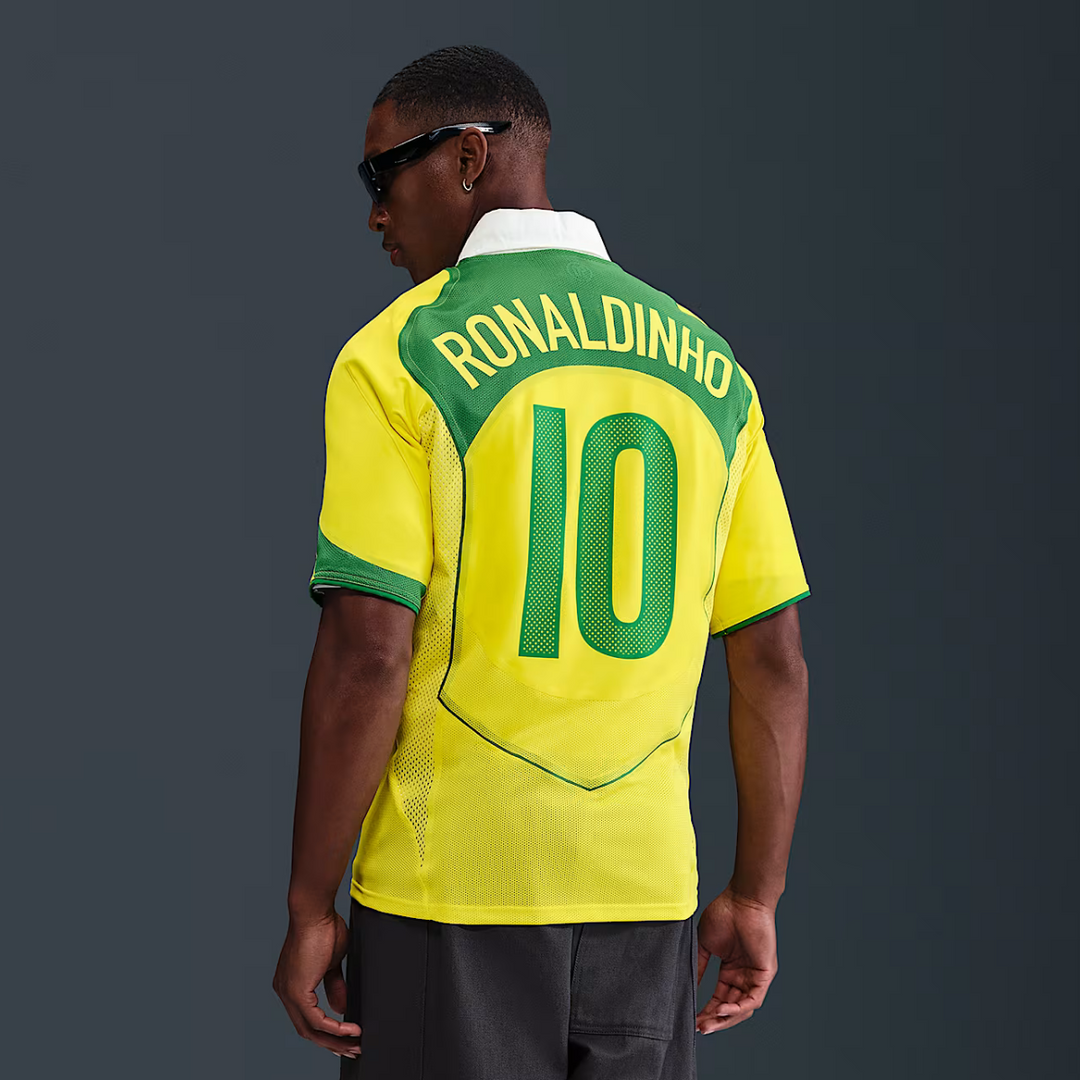 Ronaldinho Brazil 2004 Reissued Home Shirt