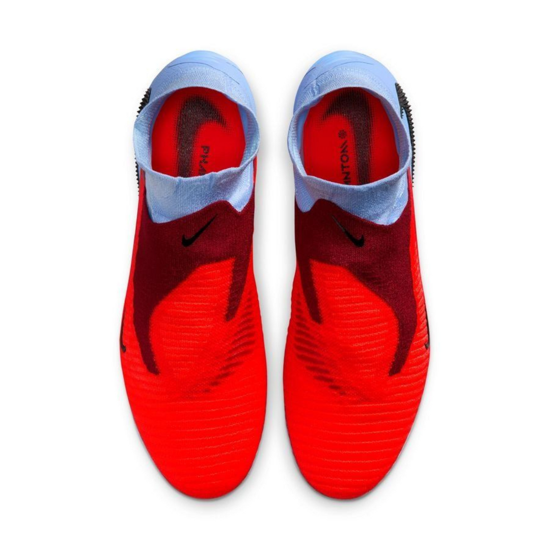 Phantom 6 High Elite FG - Royal Tint/Bright Crimson by Nike at NUMBER 10 - Buy Now!