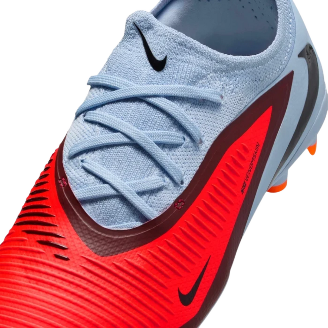 Jr Phantom 6 Low Pro FG/MG - Royal Tint/Black/Bright Crimson by Nike at NUMBER 10 - Buy Now!
