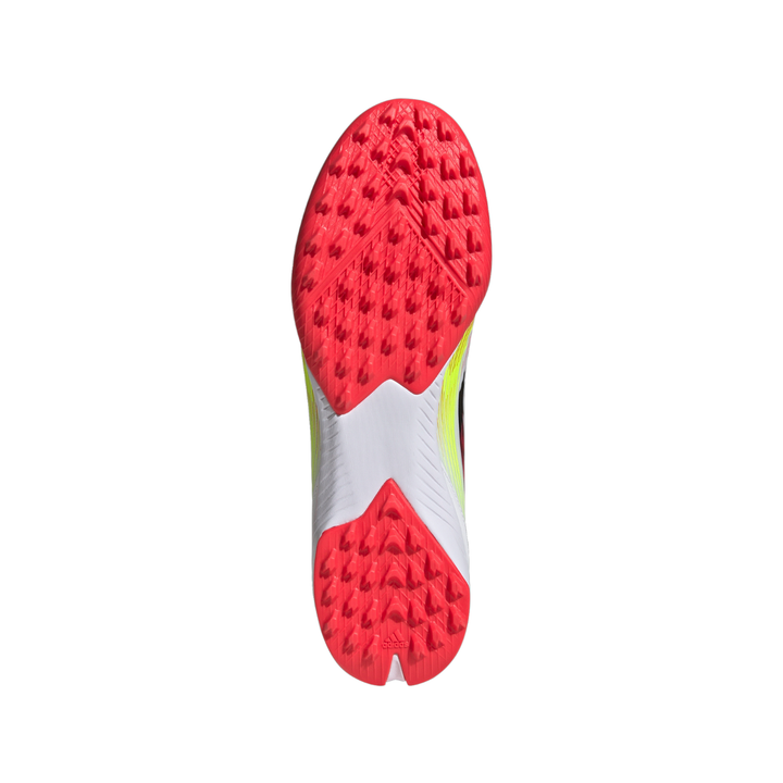 Kids F50 League TF - White/Core Black/Solar Yellow/Red by adidas at NUMBER 10 - Buy Now!
