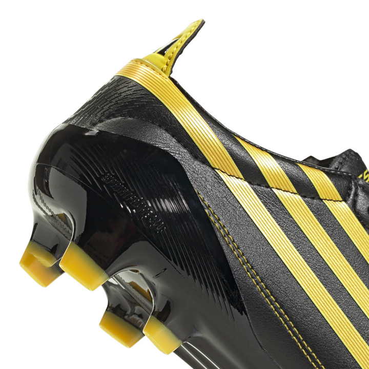 F50 Elite Leather FG - Core Black/Yellow