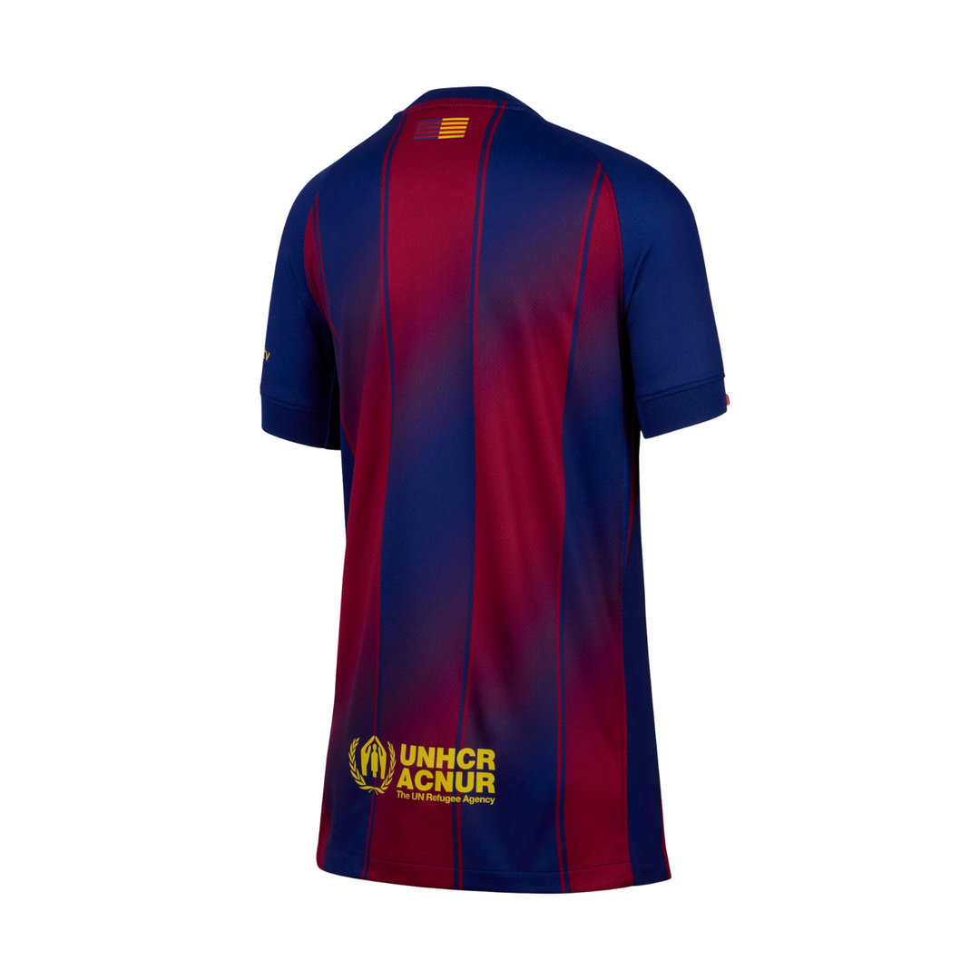 FC Barcelona Youth Home Shirt 25/26 by Nike at NUMBER 10 - Buy Now!