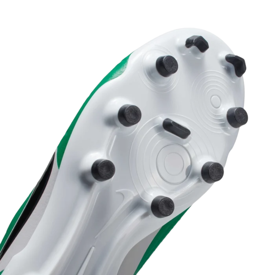 Jr Legend 10 Academy FG/MG LV8 - Stadium Green/Dark Obsidian by Nike at NUMBER 10 - Buy Now!