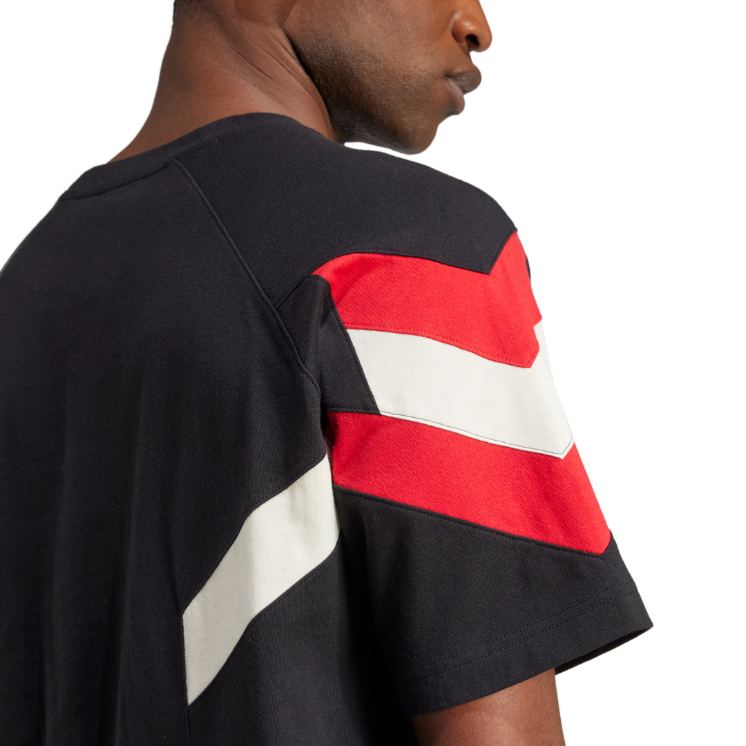 Manchester United OG Tee 24/25 - Black/Mufc Red by adidas at NUMBER 10 - Buy Now!