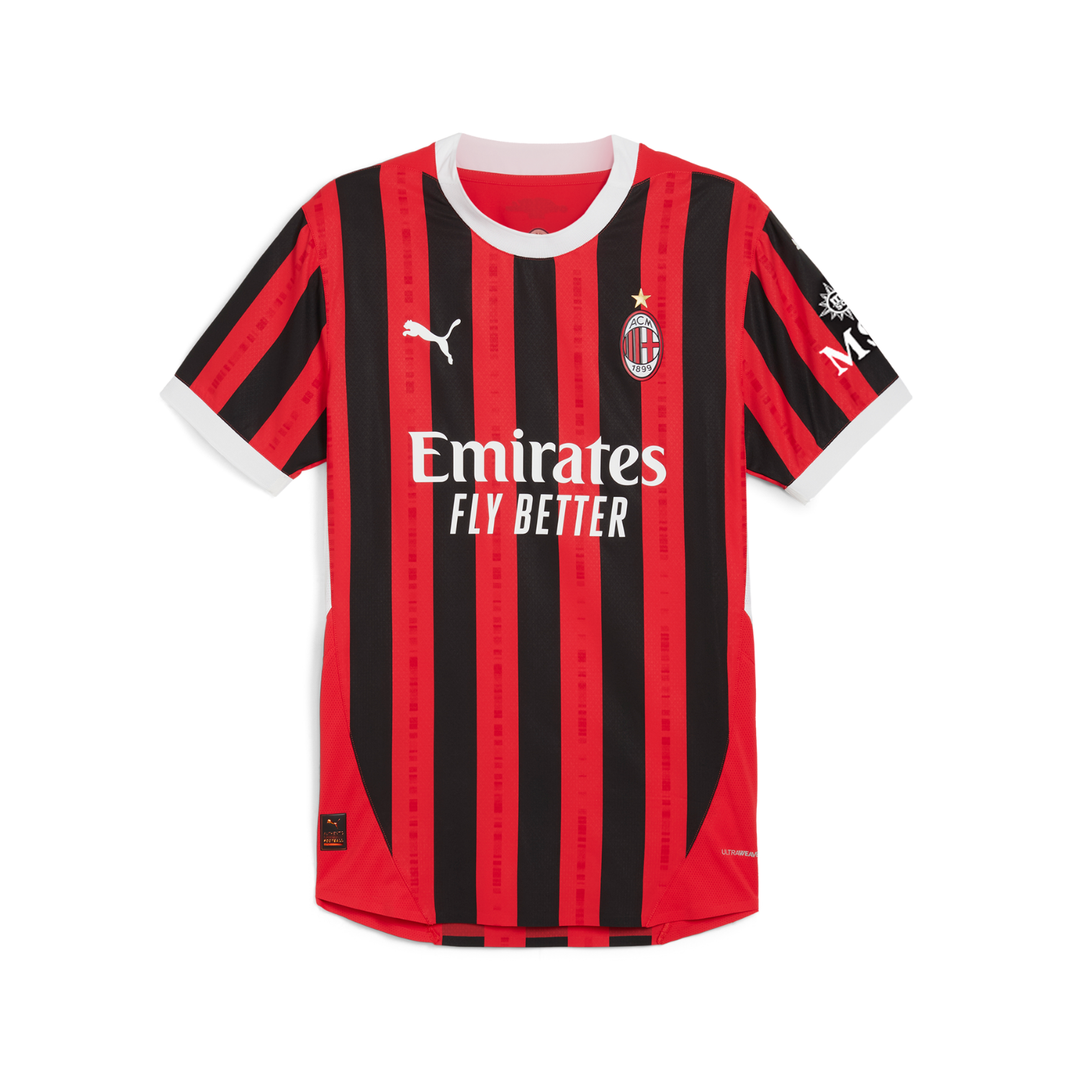 AC Milan Authentic Home Shirt 24/25 by Puma at NUMBER 10 - Buy Now!