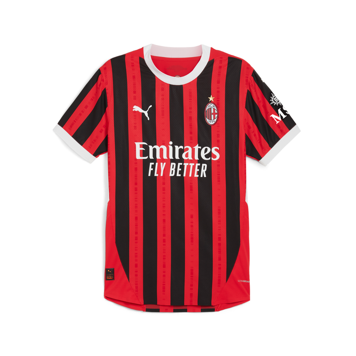 AC Milan Authentic Home Shirt 24/25 by Puma at NUMBER 10 - Buy Now!