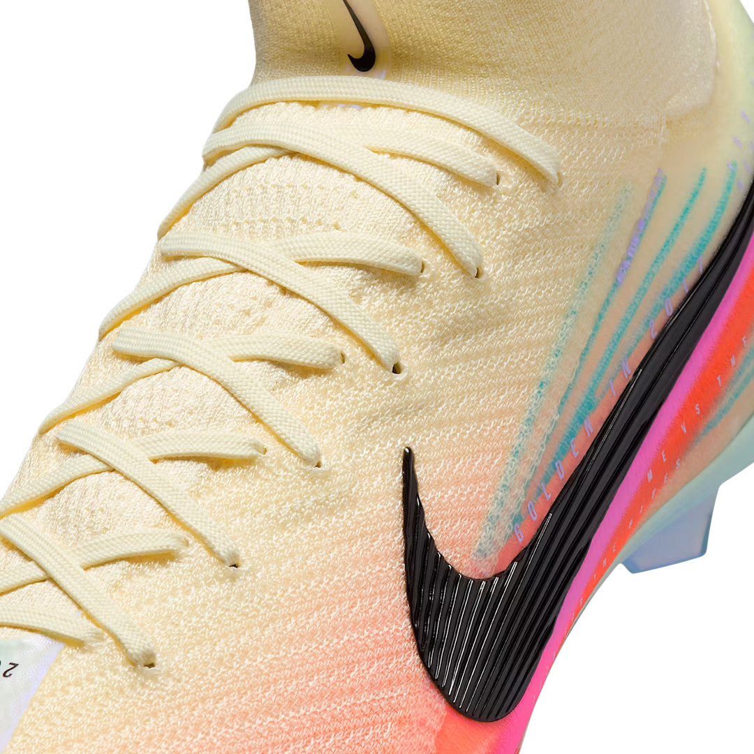 Zoom Superfly 10 Elite FG 'Sam Kerr' - Pale Ivory/Black by Nike at NUMBER 10 - Buy Now!