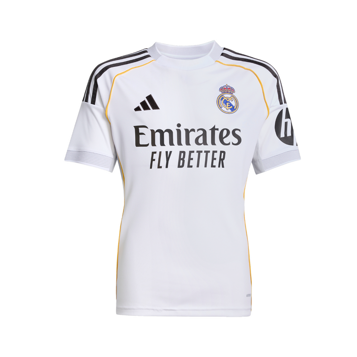 Real Madrid Youth Home Shirt 25/26 by adidas at NUMBER 10 - Buy Now!