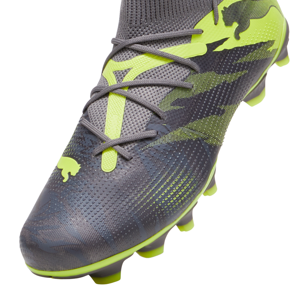 Future 7 Match Rush FG/AG - Strong Gray/Cool Dark Gray/Electric Lime - Puma - NUMBER 10