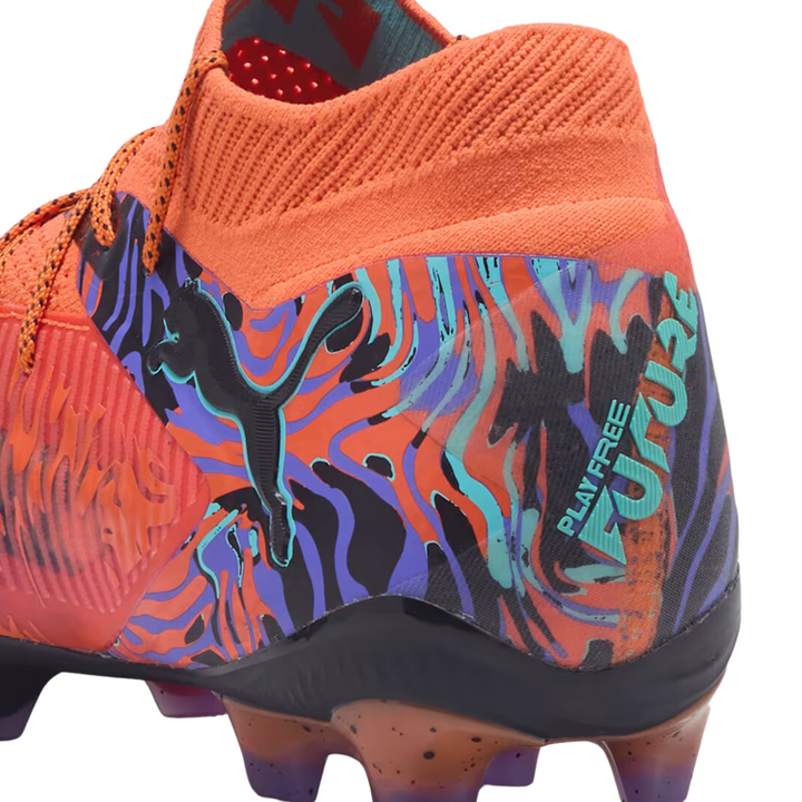Future 8 Ultimate Creativity FG - Orange Poppy/Dark Amethyst/Electric Peppermint/Black by Puma at NUMBER 10 - Buy Now!