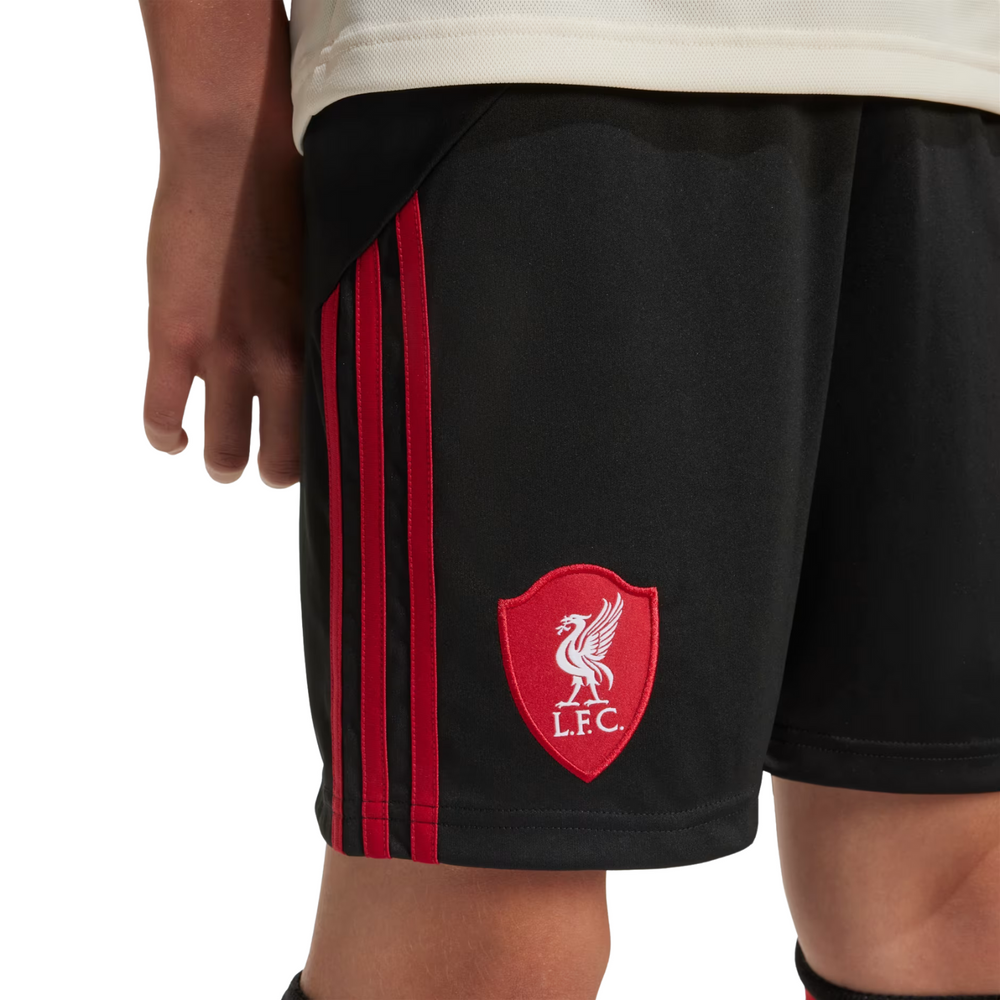 Liverpool Away Youth Short 25/26 by adidas at NUMBER 10 - Buy Now!