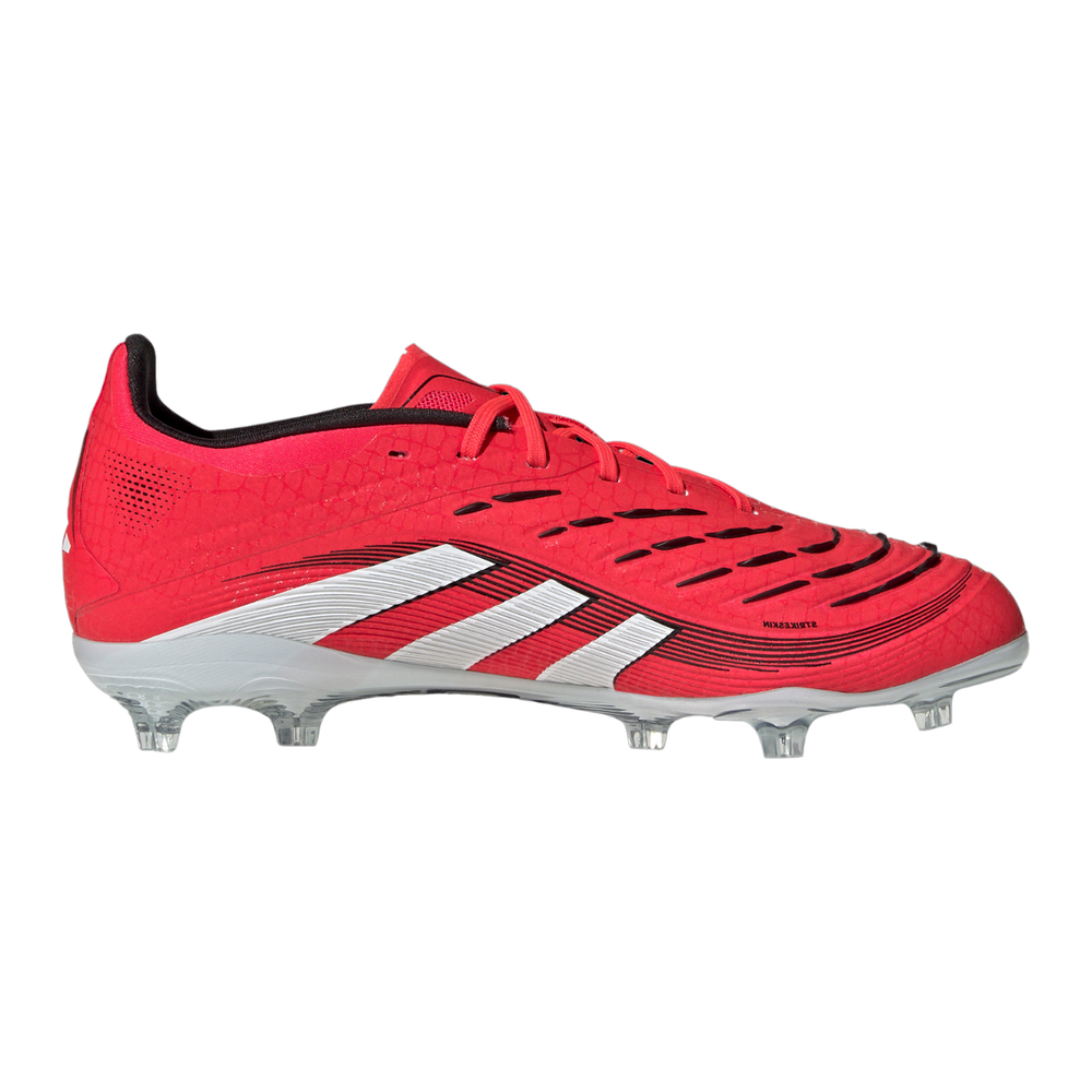 Kids Predator Elite FG - Lucid Red/White/Core Black by adidas at NUMBER 10 - Buy Now!