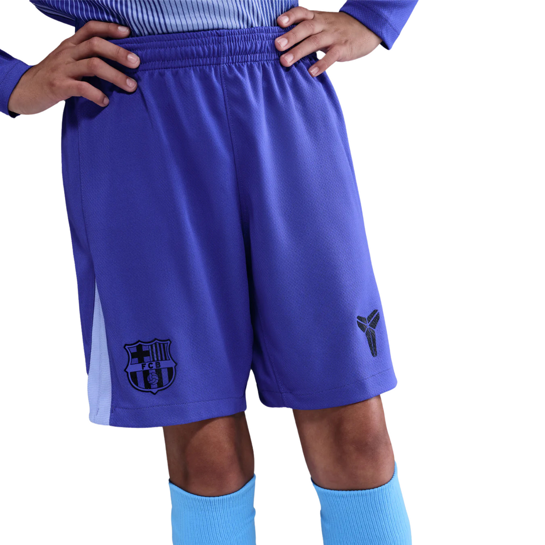 FC Barcelona Youth Away Goalkeeper Shorts 25/26 by Nike at NUMBER 10 - Buy Now!