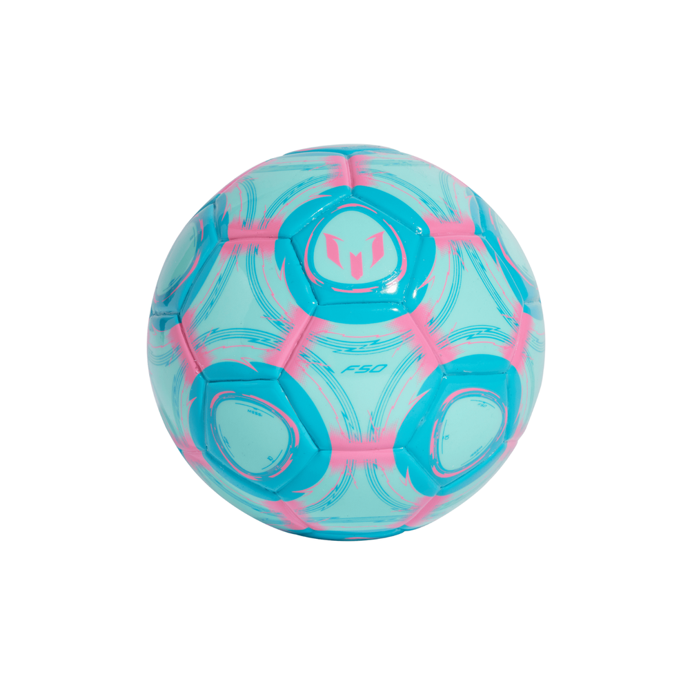 Messi Mini Ball - Flash Aqua/Lucid Cyan/Solar Yellow by adidas at NUMBER 10 - Buy Now!